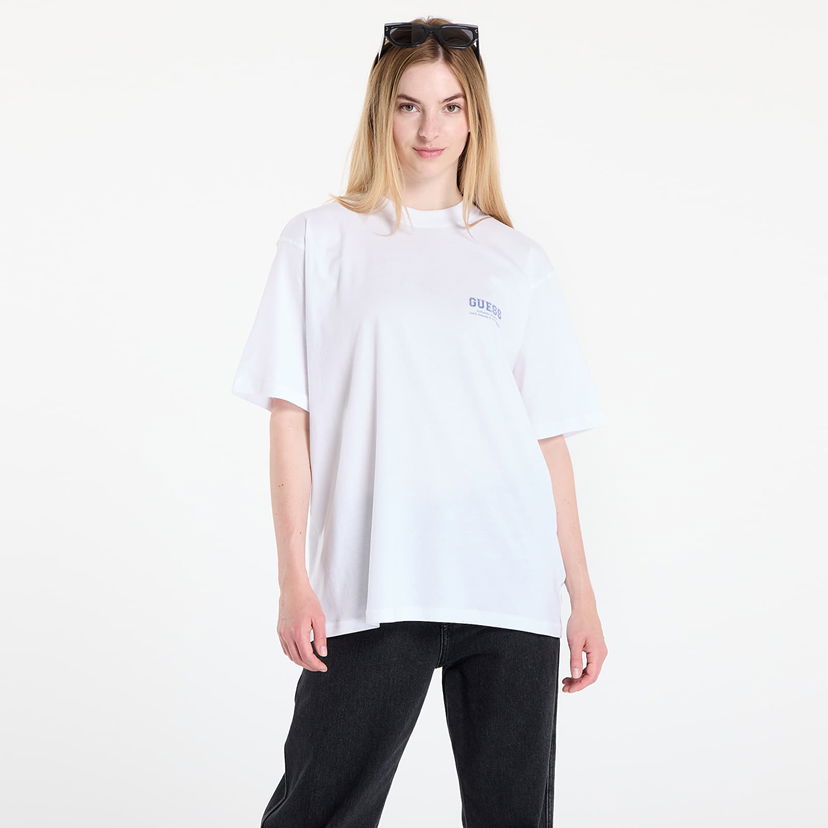 T-shirt GUESS GUESS Monochrome Graphic Tee Vit | W5YI10JA914-F0FA