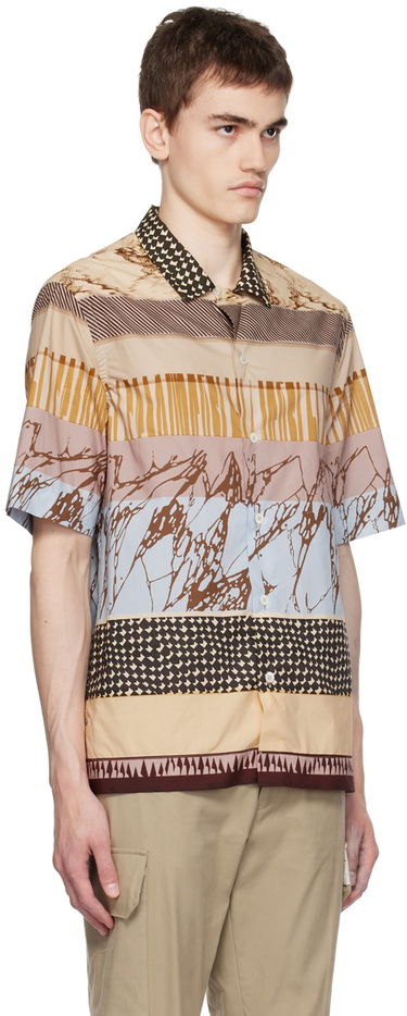 Skjorta Paul Smith Paul Smith Assembled Stripe Pattern Shirt Flerfärgad | M1R-905U-L02114, 1