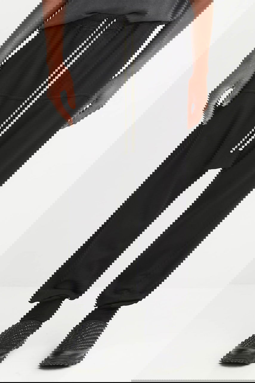 Träningsbyxor Rick Owens Rick Owens DRKSHDW Prisoner Drawstring Sweatpants Svart | DU02E7395.RIG, 0