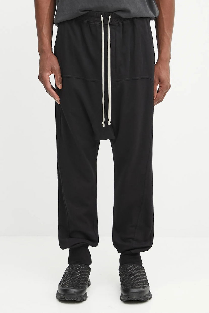 Träningsbyxor Rick Owens Rick Owens DRKSHDW Prisoner Drawstring Sweatpants Svart | DU02E7395.RIG