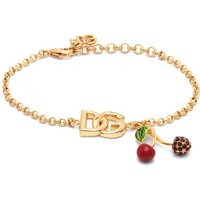 Armband Dolce & Gabbana Women's Cherry Logo Bracelet Oro Metallisk | WBP6C1W1111-ZOO00, 1