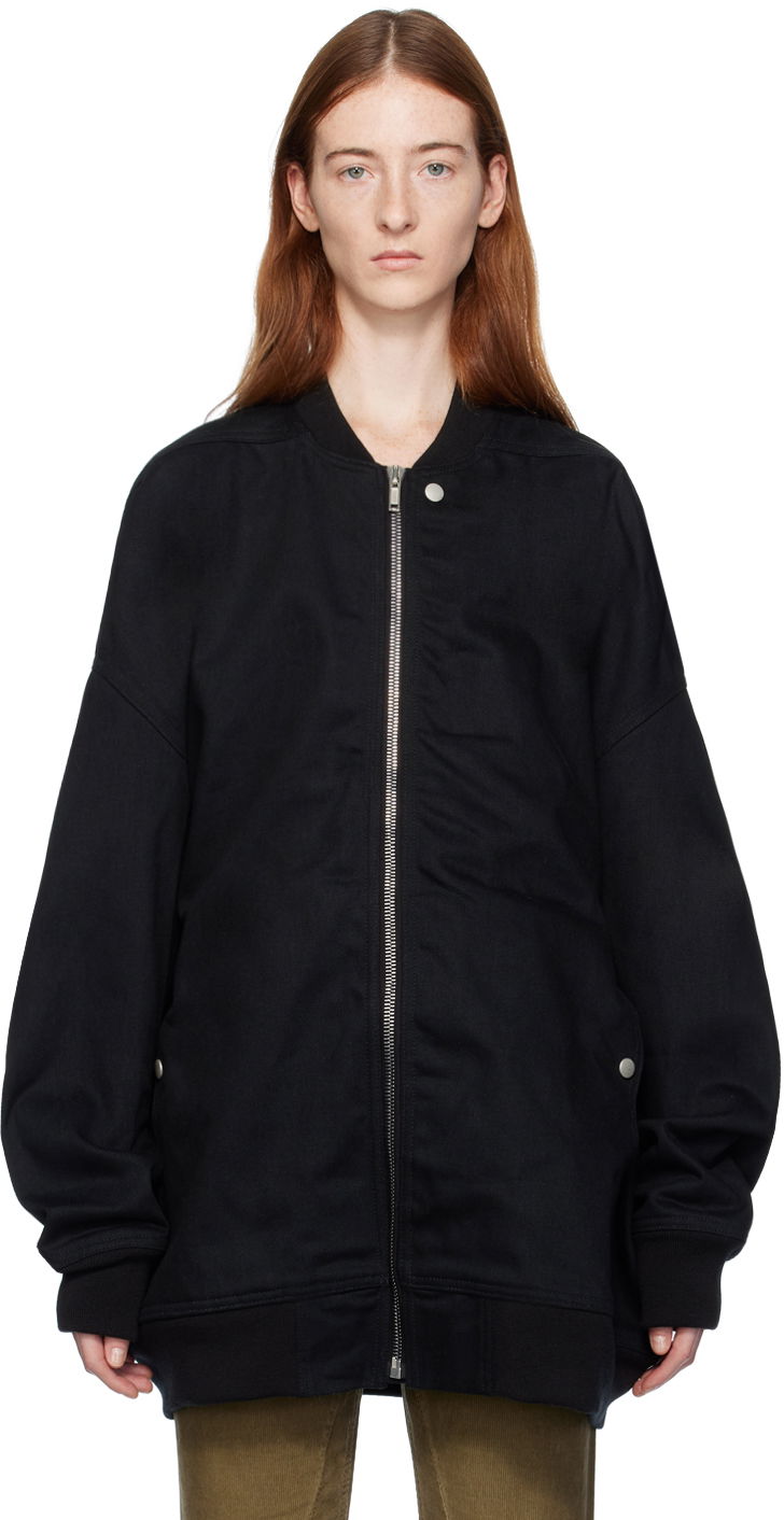 Jacka Rick Owens DRKSHDW Jumbo Flight Bomber Jacket Svart | DL02C3787 BLKJP, 0
