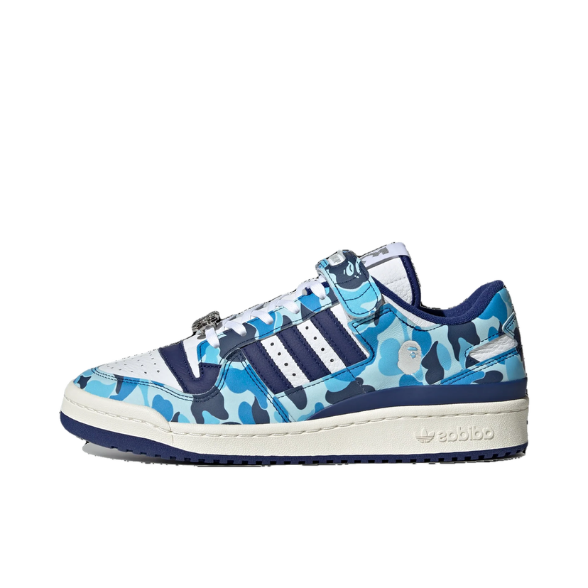 Sneakers och skor adidas Originals BAPE x Forum Low 84 30th Anniversary "Blue Camo" Blå | ID4772