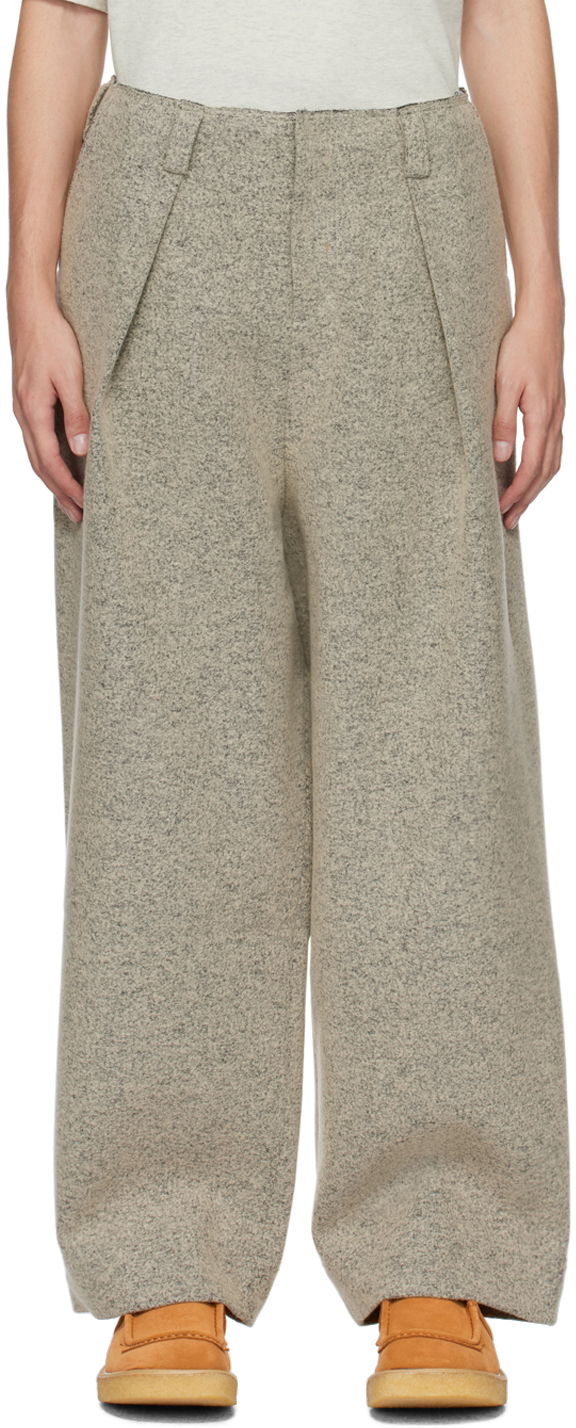 Byxor ADER ERROR Faded Wide Leg Trousers Grå | BMADFWBT0105GR