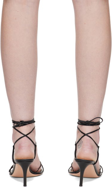Sneakers och skor Gianvito Rossi Gianvito Rossi Strappy Nappa Heeled Sandals Svart | G32633-70RIC-NAP, 1