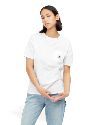 T-shirt Carhartt WIP Pocket T-Shirt Vit | I032215_02_XX
