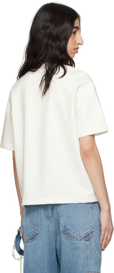 T-shirt Area AREA Crystal Heart Cutout Relaxed T-Shirt Vit | 0000TS0026FA01, 2