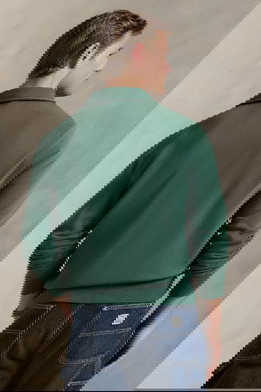 Sweatshirt Polo by Ralph Lauren Polo Ralph Lauren Lscnm3 Long Sleeve Half Zip Sweatshirt Grön | 710972670, 1