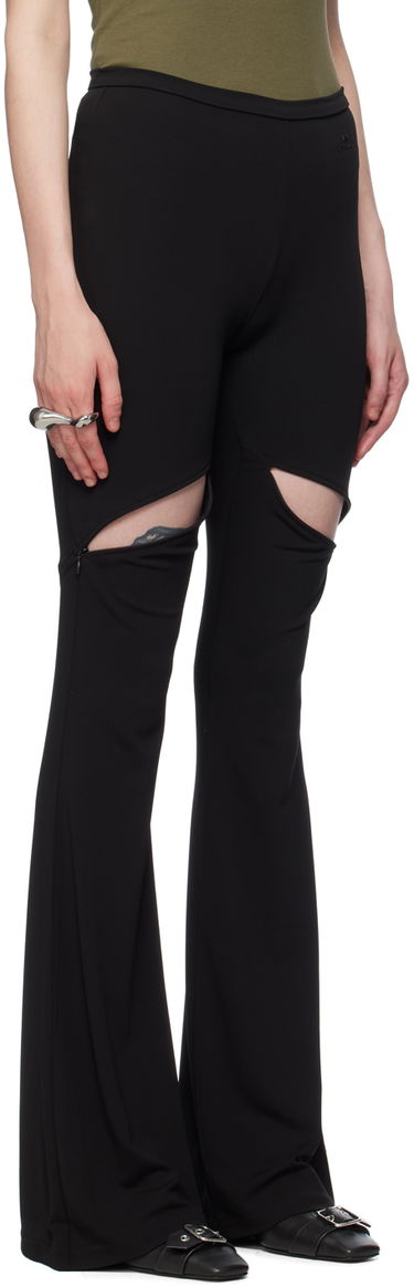 Damasker Courrèges Cutout Flare Trousers Svart | 224JPA232JS0066, 1