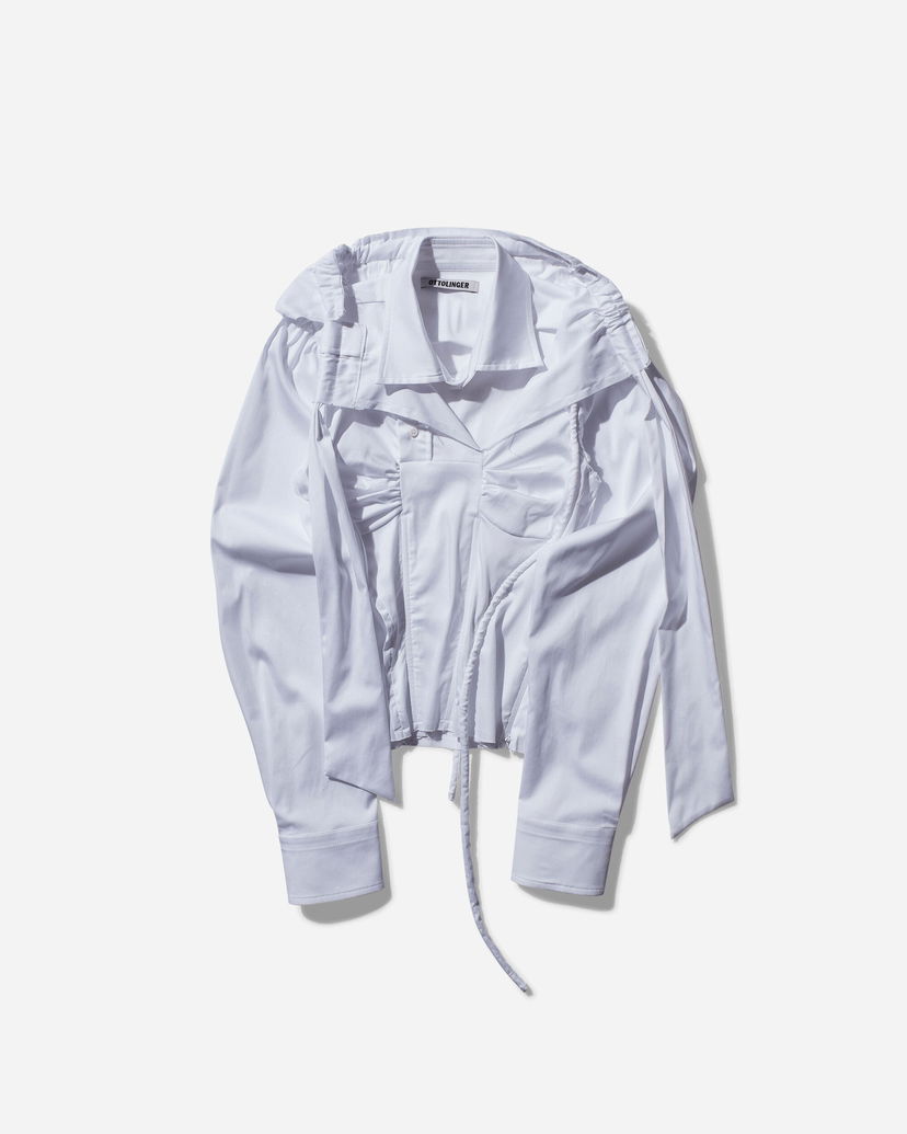 Skjorta Ottolinger Lavallière Shirt Vit | 2211010300 WHT