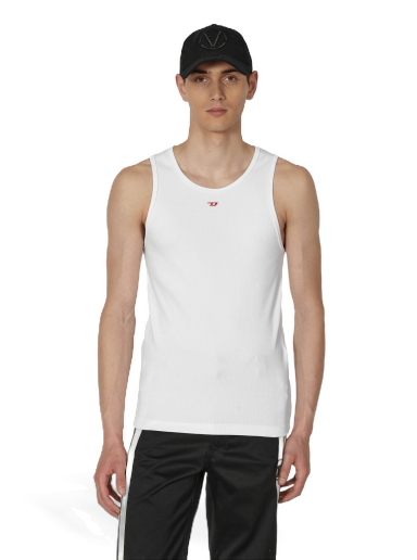 Linne Diesel Logo Patch Tank Top Vit | A040880EJAI 100