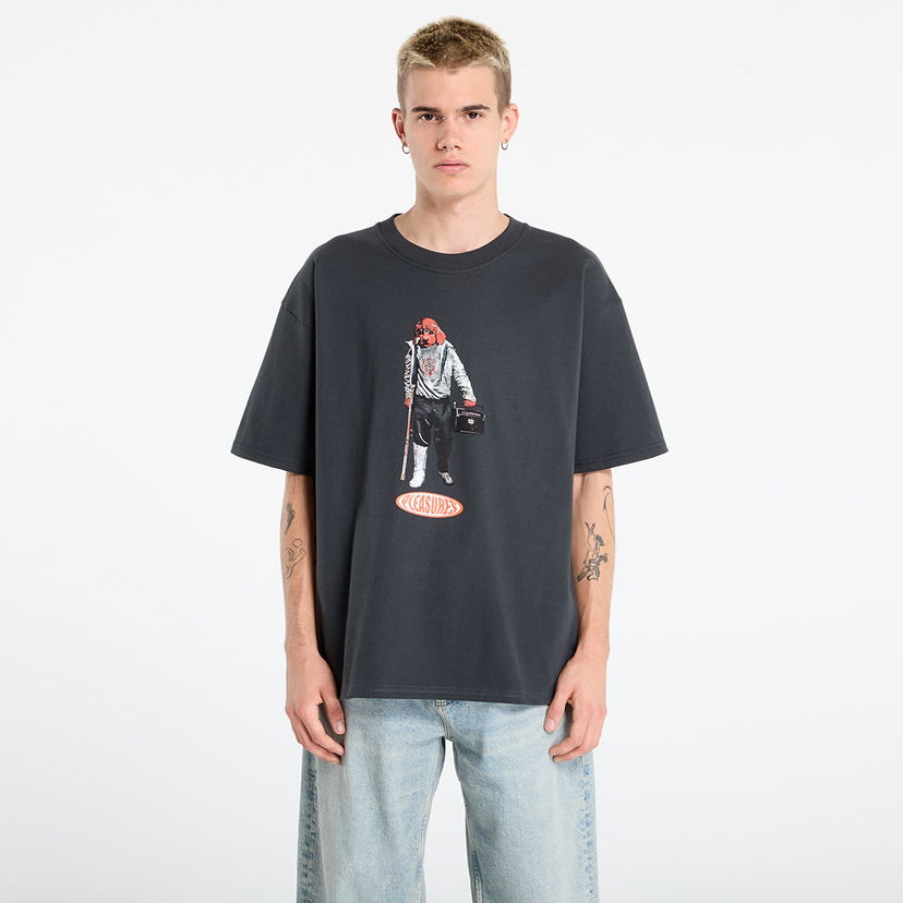 T-shirt Pleasures PLEASURES Daft Punk Graphic T-Shirt Svart | P25DP019-BLACK