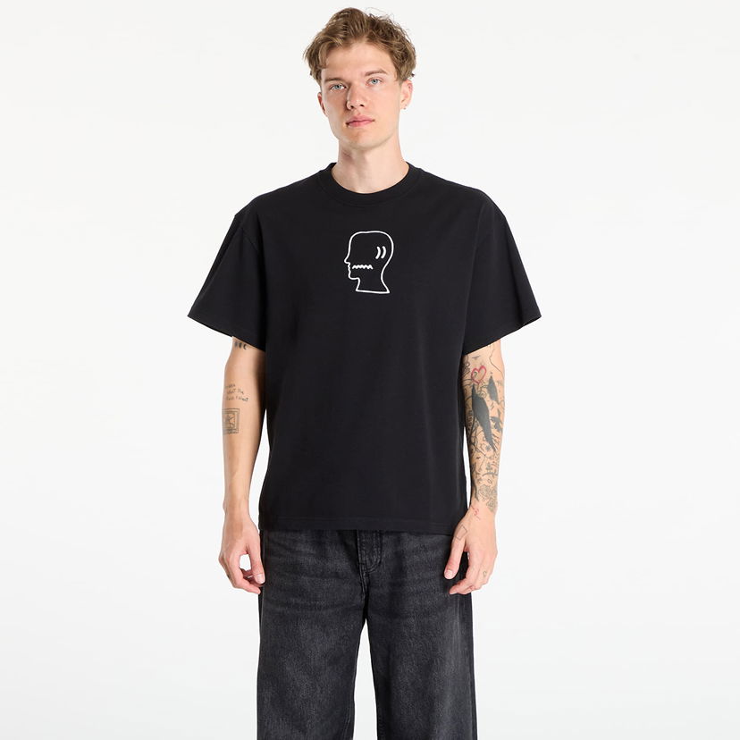 T-shirt Brain Dead Brain Dead Logo Head T-Shirt Svart | BDS25T00004820BK01