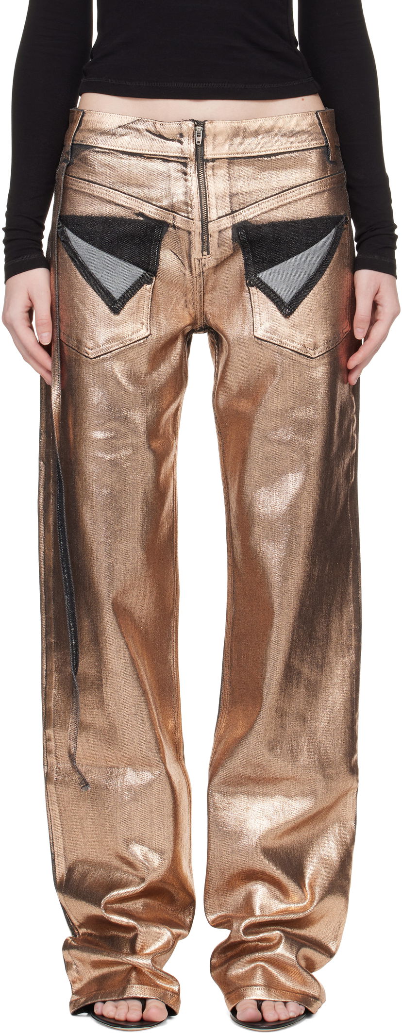 Jeans Ottolinger Ottolinger Loose-Fit Jeans Metallisk | 117-202817-01