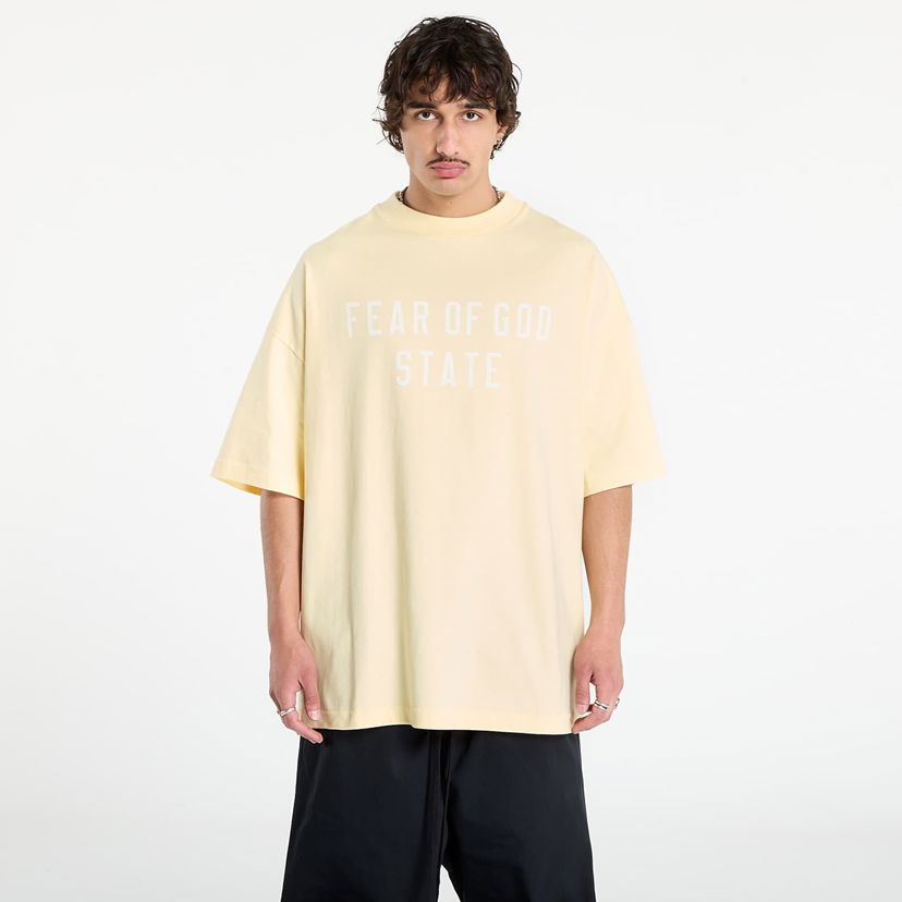 T-shirt Fear of God Fear of God Essentials 90's Short Sleeve T-Shirt Gul | 125SP254478F-122