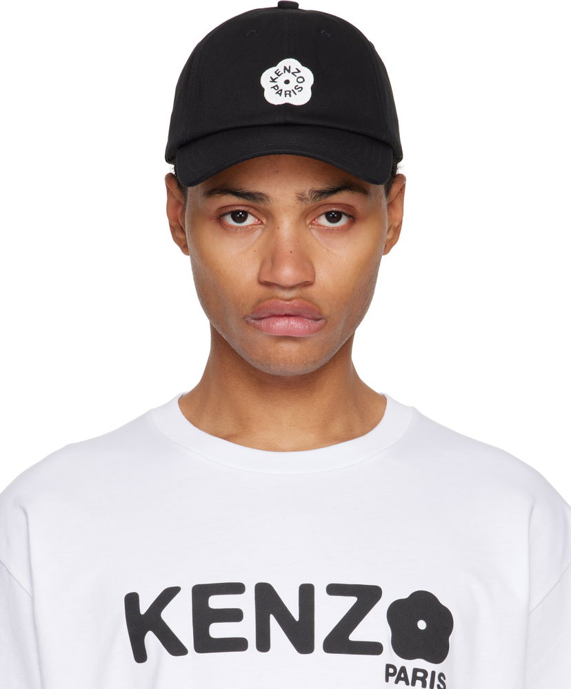 Keps KENZO Designer Logo Patch Cap Svart | FF58AC411F34