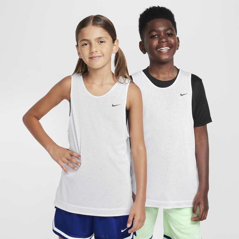 Linne Nike Dri-FIT Reversible Basketball Jersey Vit | FZ5242-100