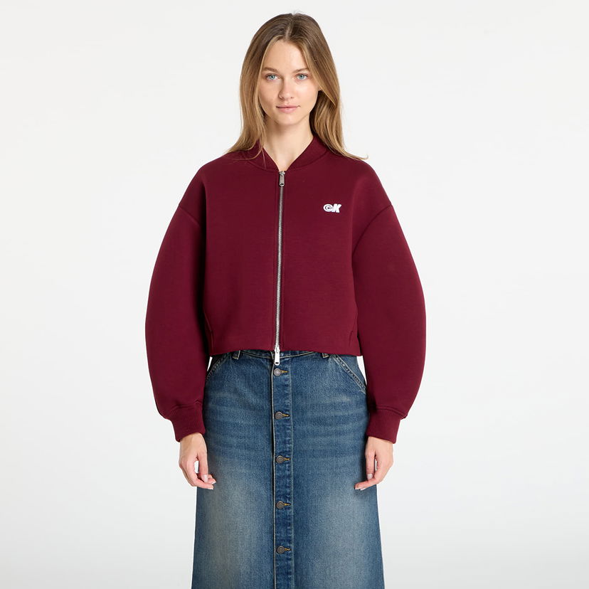Bomberjacka CALVIN KLEIN Calvin Klein Jeans Oversized Bomber Jacket Bourgogne | LV047C524G VLP