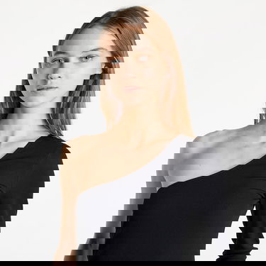 T-shirt Tommy Hilfiger Jeans Tiny Tommy 1 Asymetric Rib Svart | DW0DW11041 BDS, 4