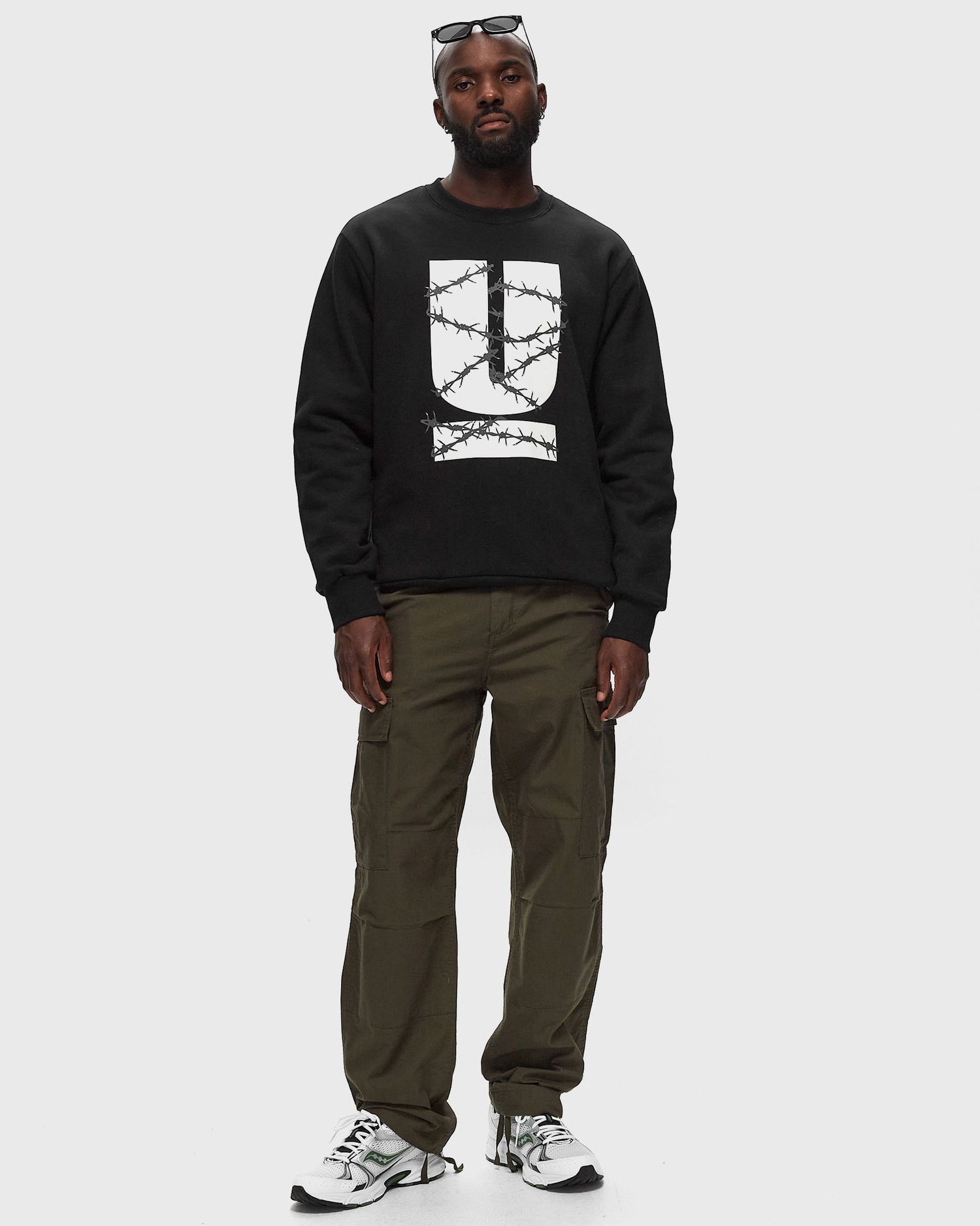 Sweatshirt UNDERCOVER CREWNECK Svart | UP2D4804-2-BLACK, 1