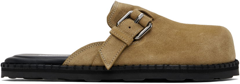 Kläder Moschino Moschino Suede Slip-on Loafers Beige | MA10152G1M ME0 10B