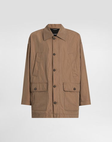 Parkas Dolce & Gabbana Dolce & Gabbana Technical Fabric Parka Brun | G9BLITHUMUPM0180, 0