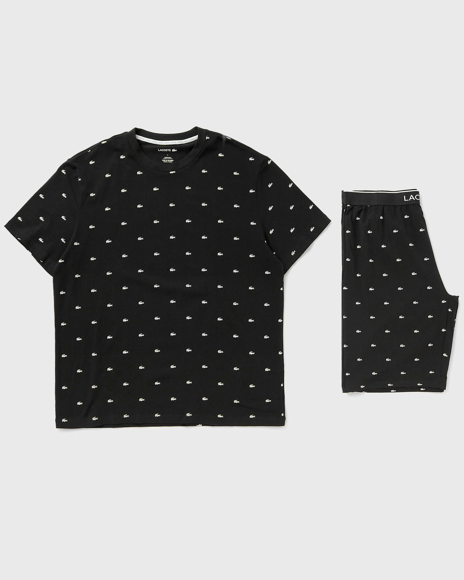 Pyjamas Lacoste LOUNGEWEAR PYJAMA SET Svart | 4H3304-258, 0
