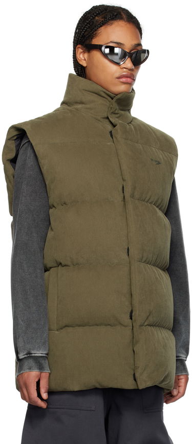 Väst We11done We11done Quilted Down Vest Grön | WD-PV3-23-030-U-KK, 1