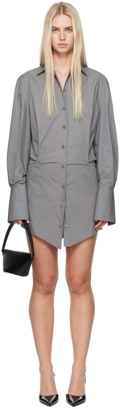 Klä The Attico Attico Silvye Minidress Grå | 247WCA93 C052