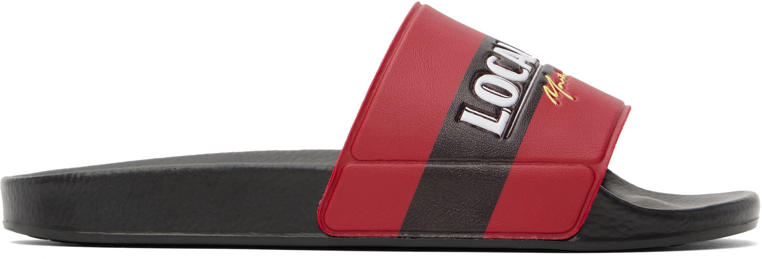 Sneakers och skor Martine Rose Martine Rose 'Local Hero' Slides Röd | 1067EVA1039, 0