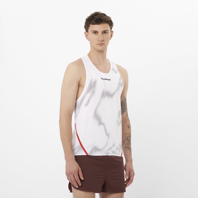 Linne Salomon S/LAB Speed Singlet Vit | LC2693900