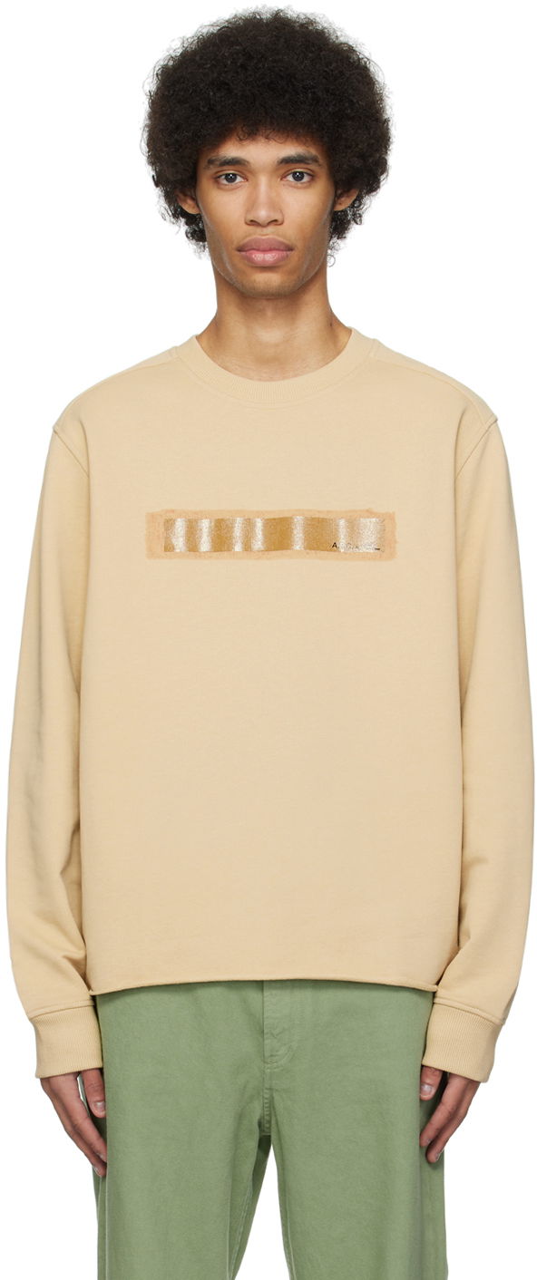 Sweater A.P.C. Natacha Ernestine Sweatshirt Beige | COGYL-H27894