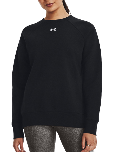 Sweatshirt Under Armour Rival Fleece Crew Sweatshirt Svart | 1379508-001