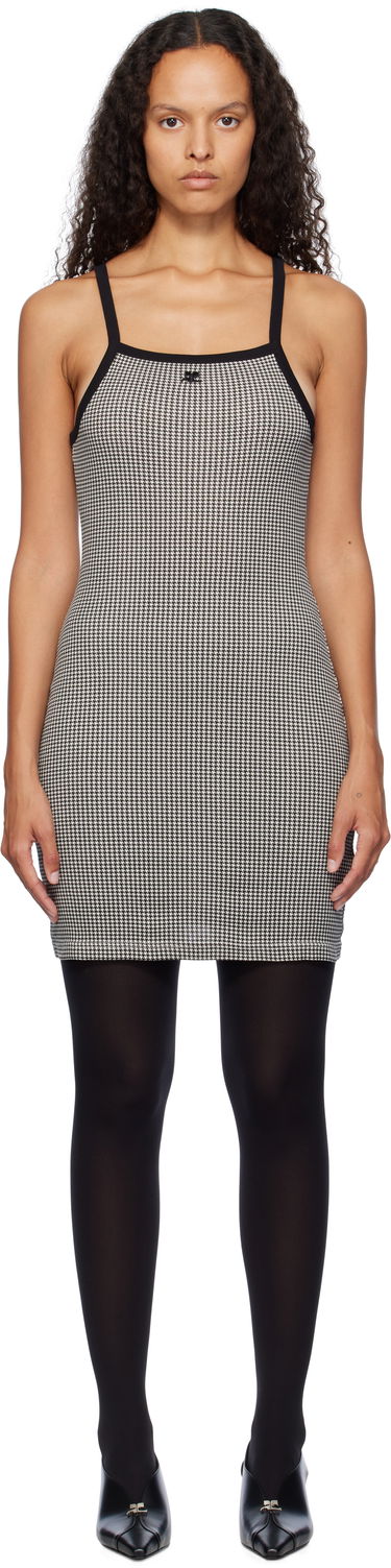 Klä Courrèges Courrèges Houndstooth Mini Dress Svart | 324JRO458JS0167, 0