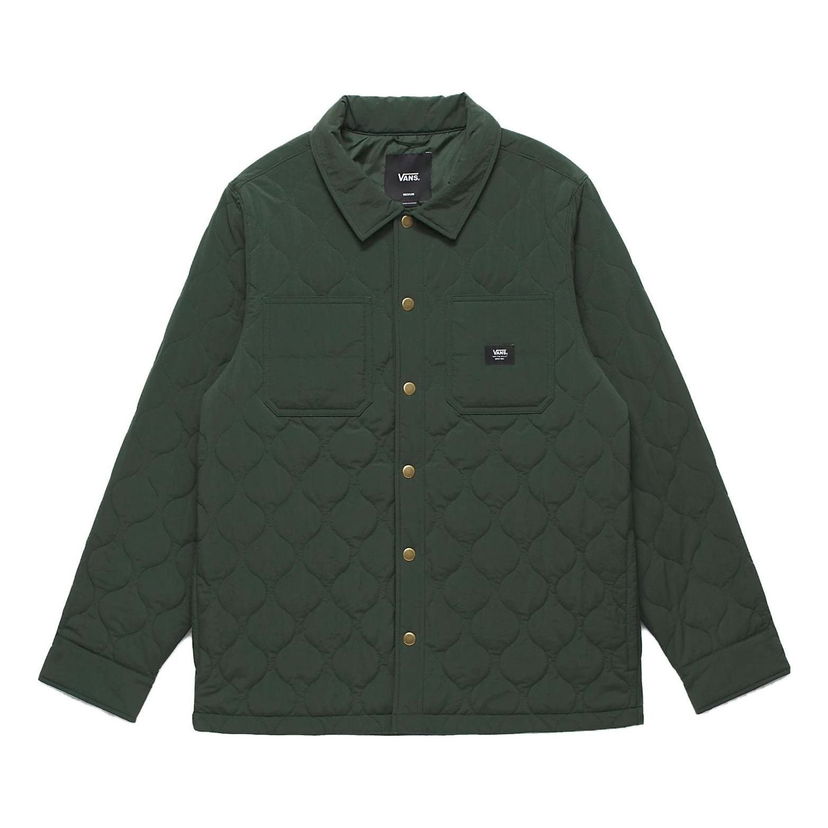Jacka Vans Quilted Chore Coat Grön | VN000EXBBZ0