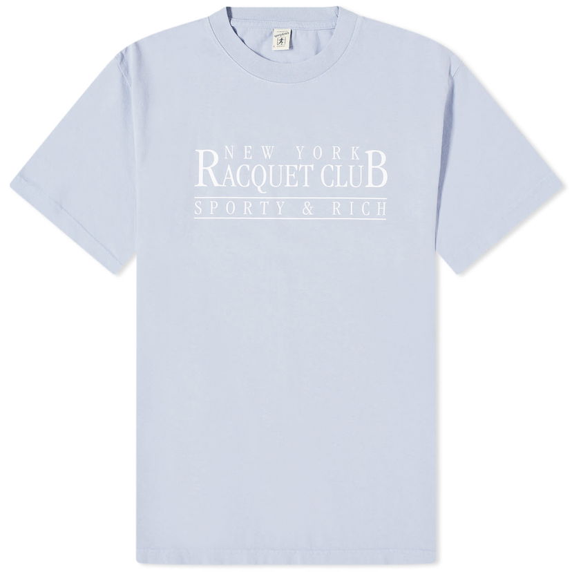 T-shirt Sporty & Rich NY Racquet Club T-Shirt Blå | TSAW2368PW