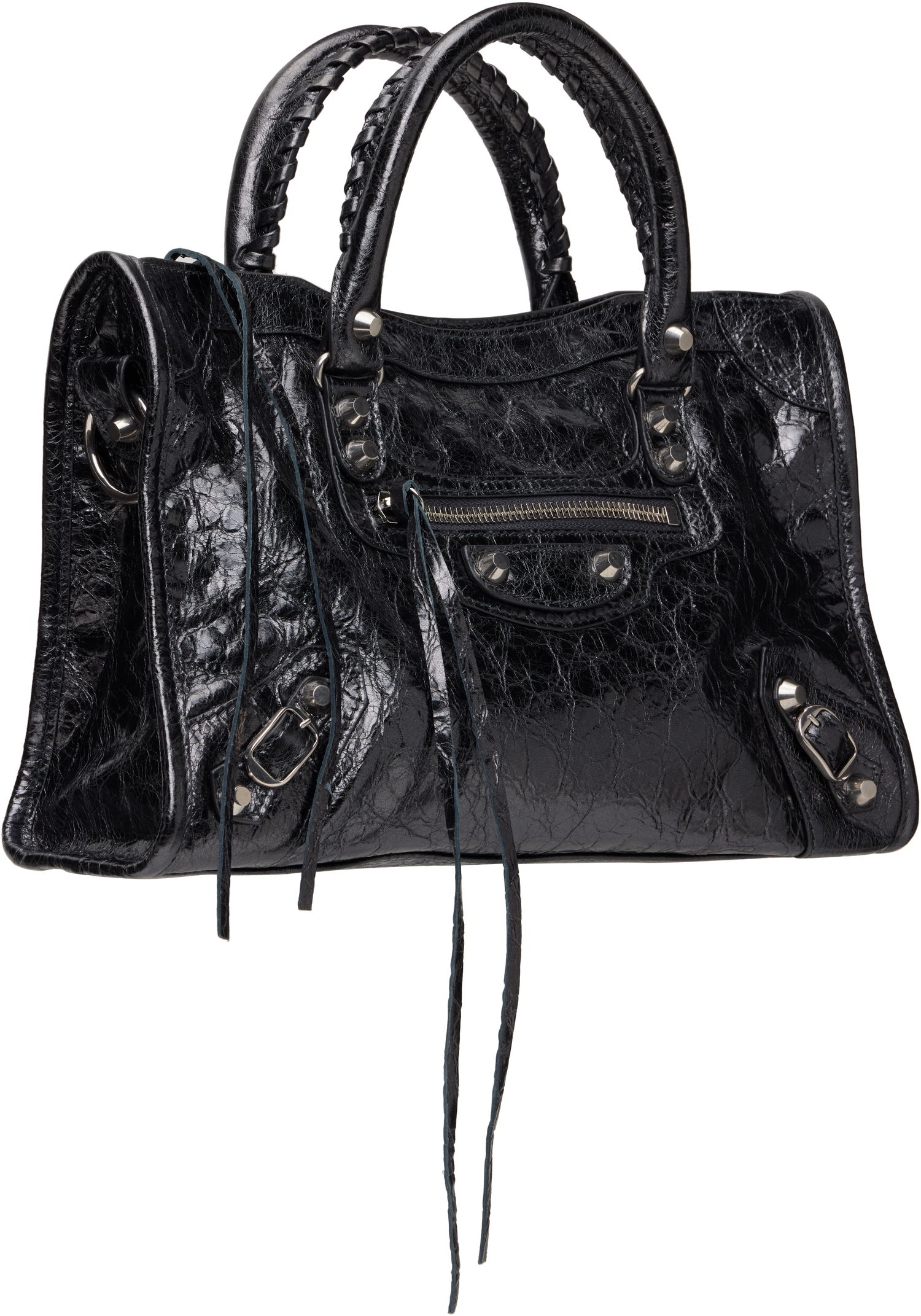 Tygpåse Balenciaga 'Le City' Small Leather Bag Svart | 811442 2AA9R, 1