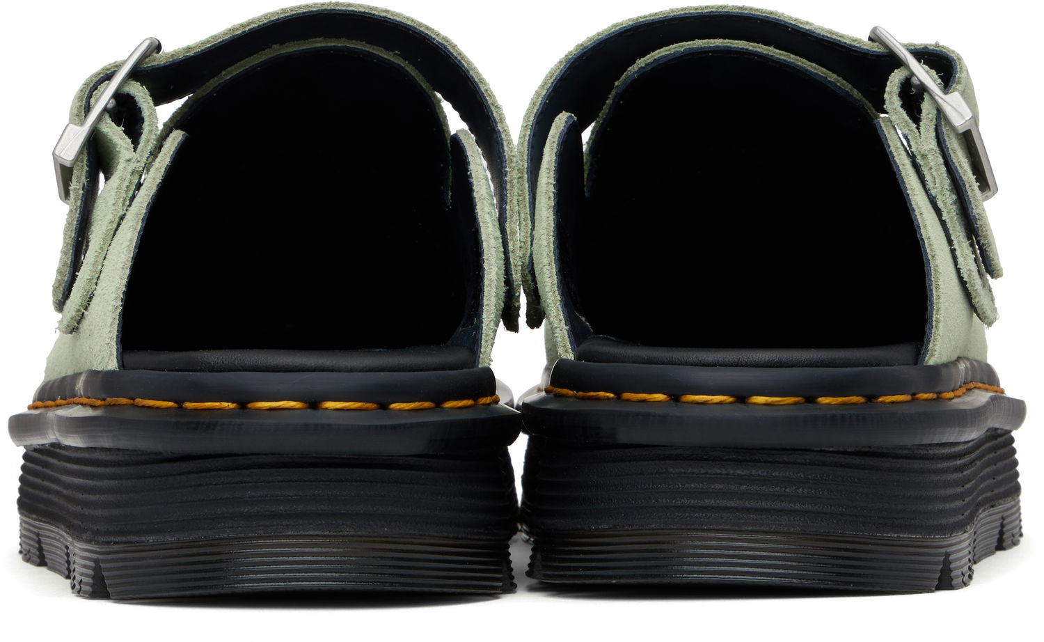 Sneakers och skor Dr. Martens Zebzag Suede Slingback Platform Slip-On Loafers Grön | 31937300, 1