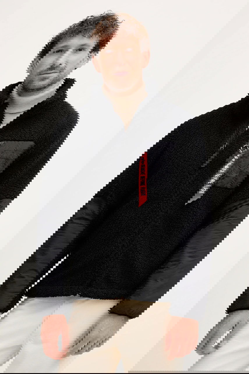 Jacka Alpha Industries Alpha Industries Fleece Jacket Svart | 148118.03, 0