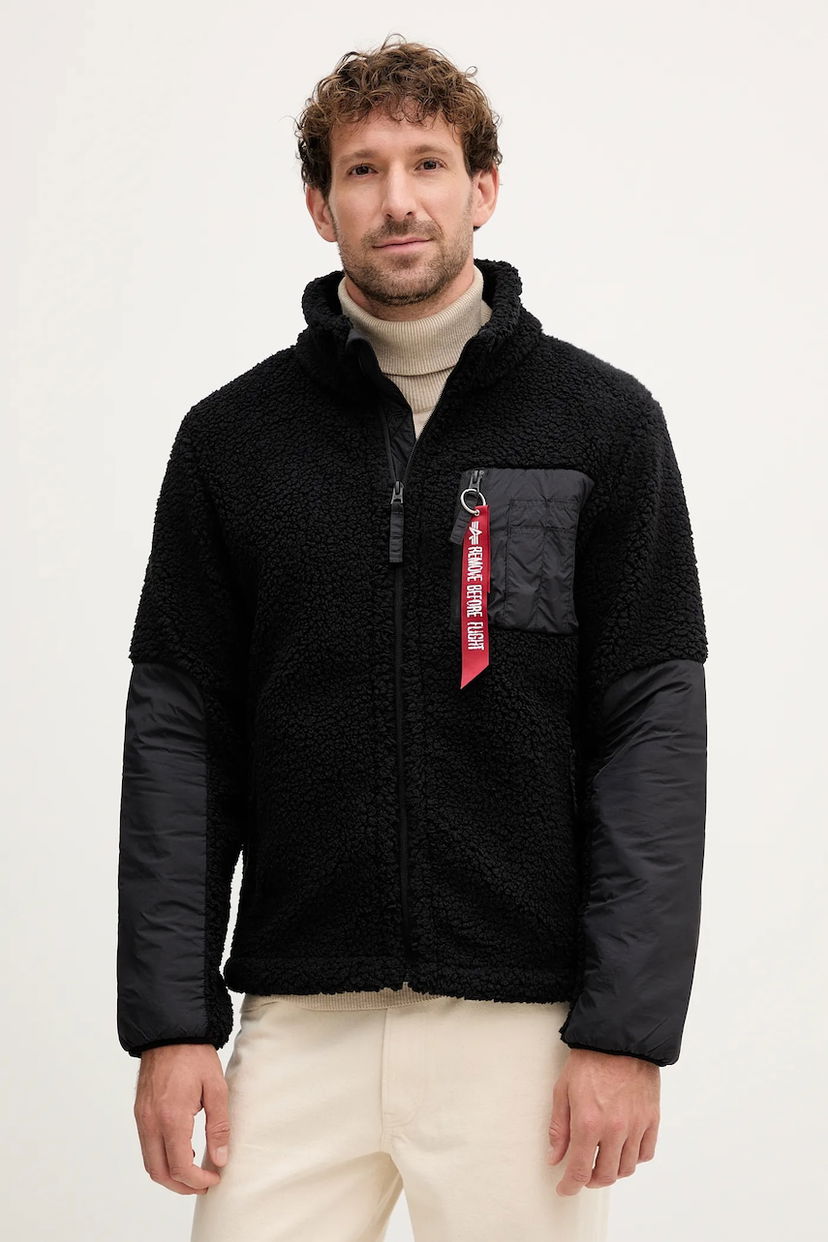 Jacka Alpha Industries Alpha Industries Fleece Jacket Svart | 148118.03