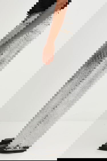 Jeans Martine Rose Martine Rose Zip Hem Jeans Grå | 259WD09049, 1