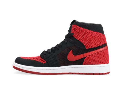 Begränsad upplaga Jordan Air Jordan 1 Retro High OG Flyknit "Bred" Svart | 919704-001