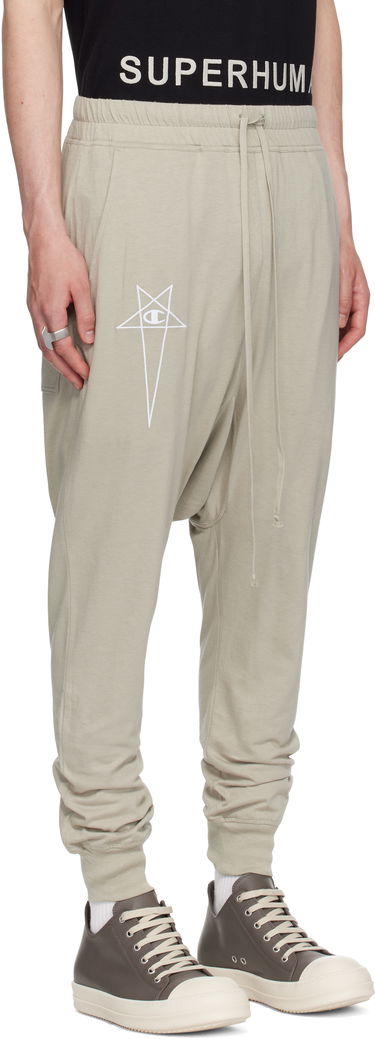 Träningsbyxor Rick Owens Rick Owens Champion Edition Prisoner Drawstring Sweatpants Grå | CM01E1690 CHJG JERSEY, 1