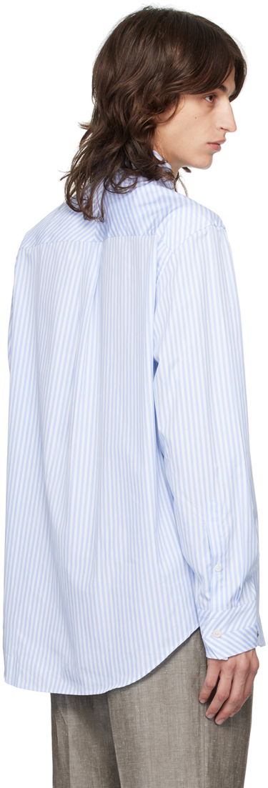 Skjorta Paul Smith Paul Smith Oversized Fit Striped Shirt Blå | M1R-045Z-N02404-40, 2
