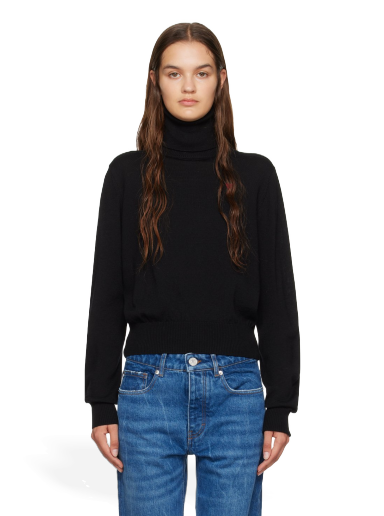 Sweater AMI Turtleneck Svart | FKS411.KN0025