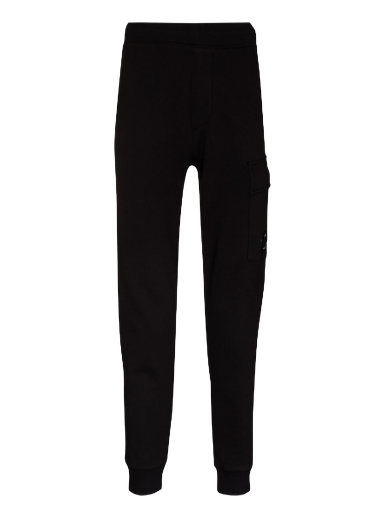 Träningsbyxor C.P. Company Diagonal Raised Fleece Sweatpants Svart | 12CMSP017A005086W999