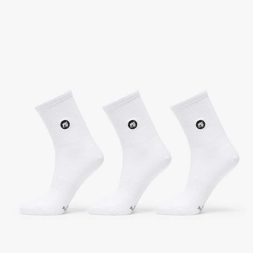 Strumpor Footshop Short Socks 3-Pack White Vit | FTSHP_370