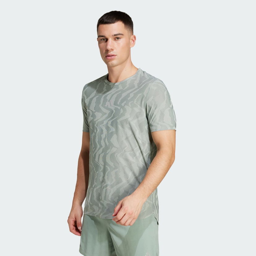 T-shirt adidas Performance Running Engineered CLIMACOOL+ Performance T-Shirt Grön | JD7808