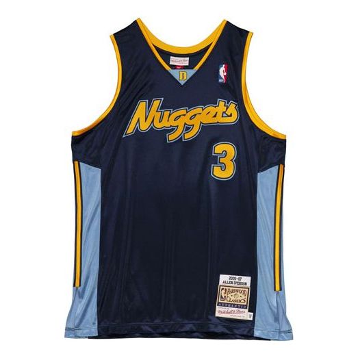 Jersey Mitchell & Ness Mitchell & Ness Denver Nuggets Basketball Jersey Blå | AJY4GS20032-DNUNAVY06AIV