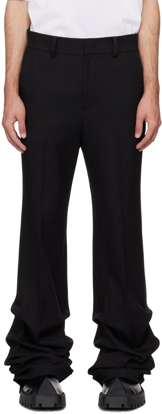 Byxor We11done Wave Trousers Svart | WD-PT0-24-219-M-BK